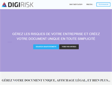 Tablet Screenshot of digirisk.com